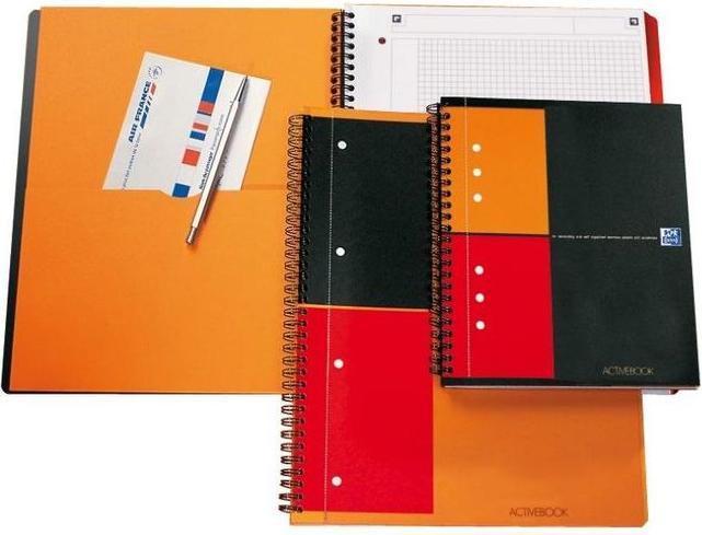Actual product image Oxford Activebook (A4, Checked, Soft cover)