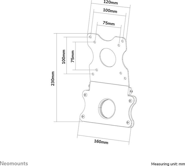 Produktbild Neomounts Fpma-Vesamac2127 (Decke, 27")