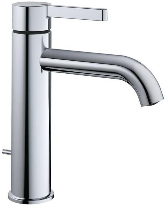 Produktbild KWC Lavaboarmatur BEVO mit Ablaufgarnitur - Chrom