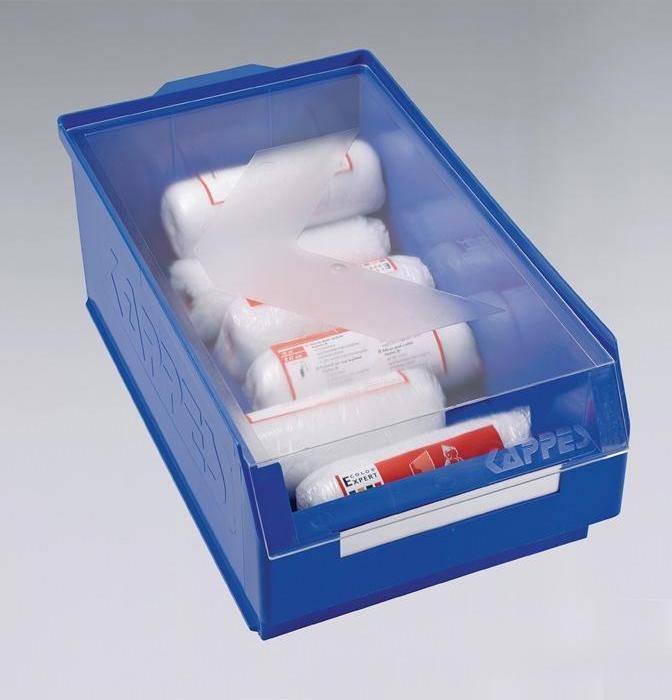 Actual product image Kappes Support lid L160xW105mm transparent polystyrene for box size 7