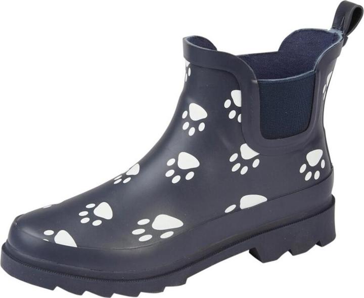 Storm Wells Gummistiefel Pfotenmuster