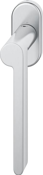 FSB Fenstergriff 341021 ovale Rosette Griff links Fensterbeschlag Edelstahl matt