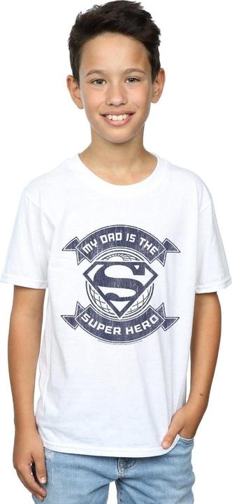 Actual product image Boys Superman My Dad The Superhero T-Shirt (152, 158)