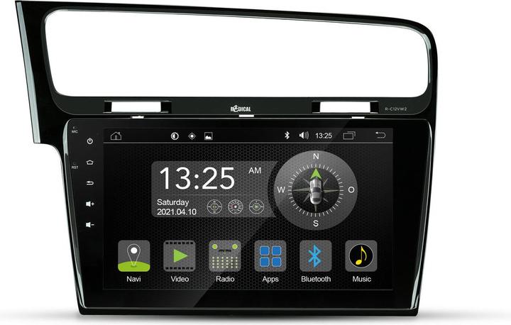 Radical R-C12VW2 Autoradio Android pour VW Golf 7 (Voiture Android, Apple Carplay, MirrorLink)