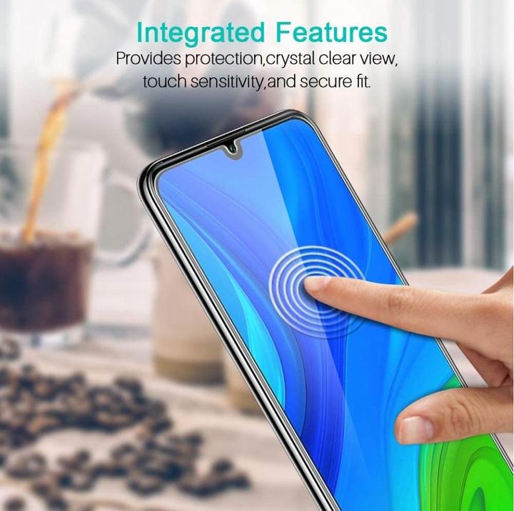 Actual product image Screenguard Huawei P Smart 2020 bulletproof glass protective film Case Friendly Design (1 Piece, Huawei P Smart (2020))