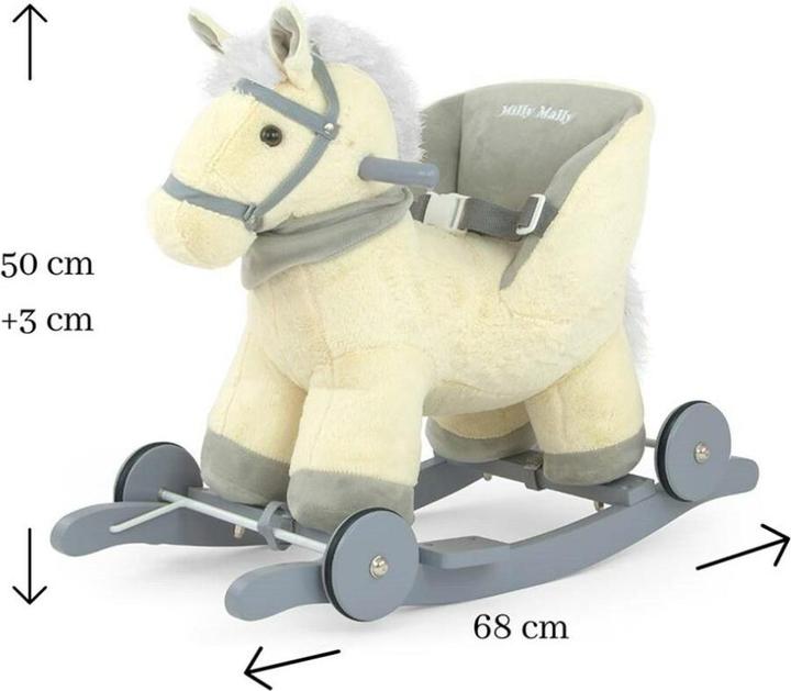 Actual product image Mally Rocking horse Polly beige Milly