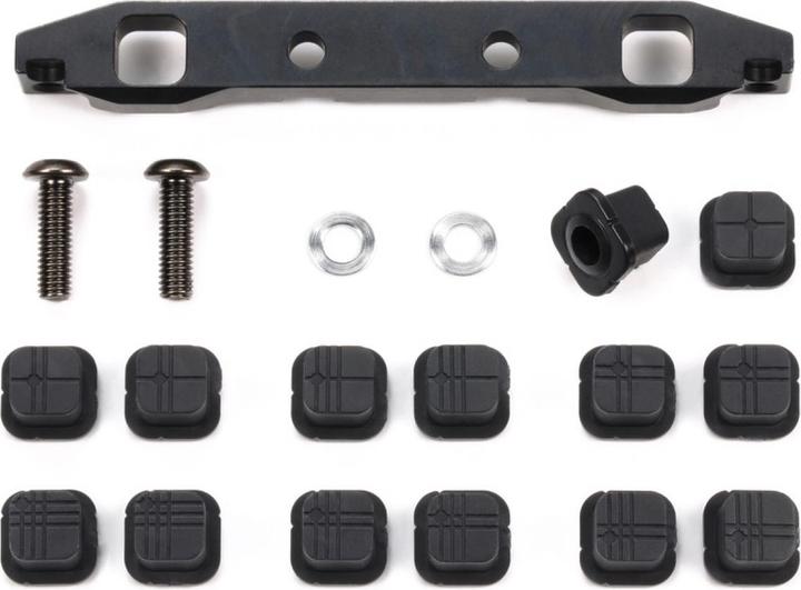Actual product image Tamiya TT-02S Steel Adj.Suspension Mount (rear)