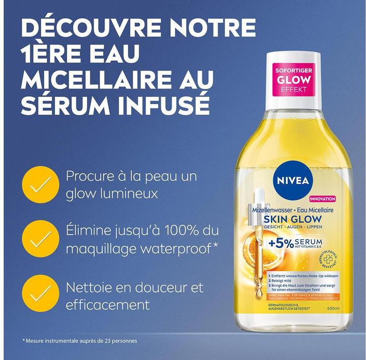 Produktbild NIVEA Skin Glow (Mizellenwasser, 400 ml)