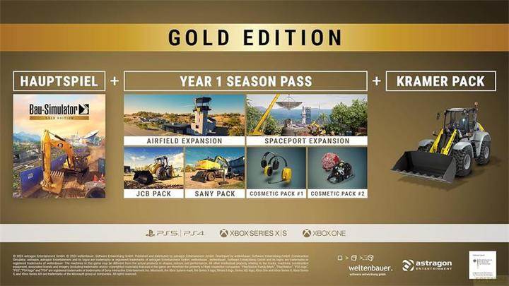 Produktbild astragon Bau-Simulator GOLD Edition (PS4, DE)