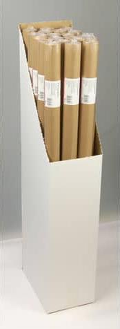 Magni Inpakpapier 1x10m Natronkraft, geribd (1 Stuk)
