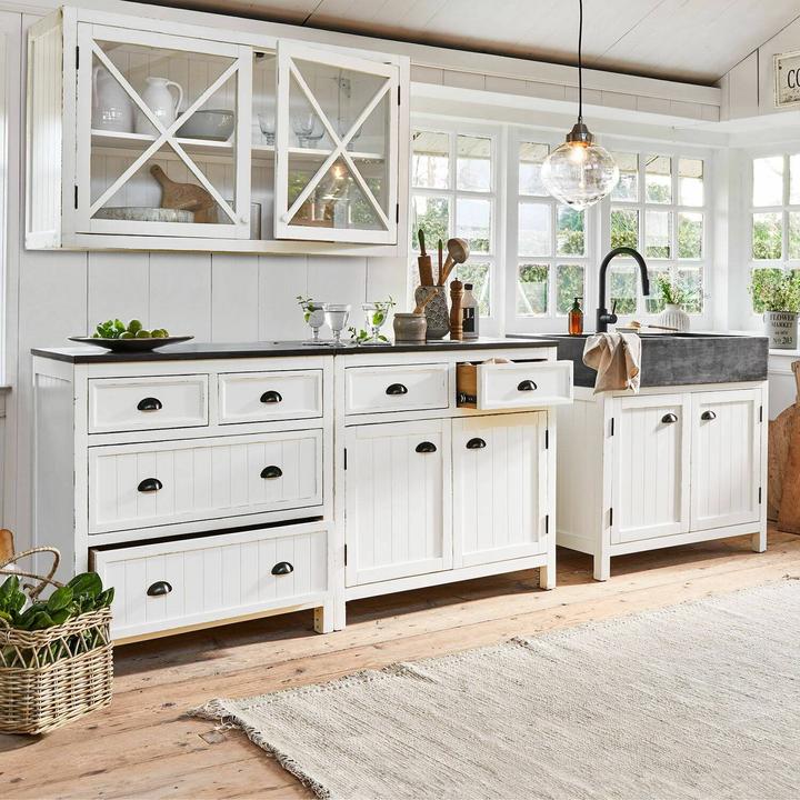 Produktbild Loberon Unterschrank Havenwood antikweiss