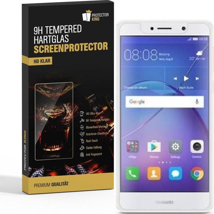 Actual product image Protectorking 3x real tempered 9H armoured glass 3D CLEAR (3 Piece, Mate 9 Lite)