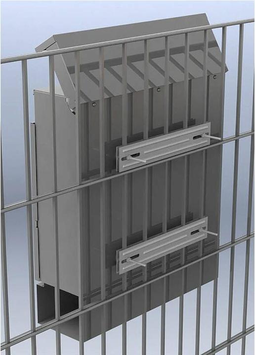 Actual product image Burg Wächter BurgWächter letterbox fence kit 3825 Ni SB
