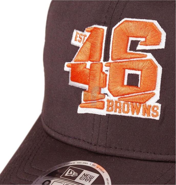 Produktbild New Era NFL - Cleveland Browns - Established Number 9Fifty Stretch Snapback Cap Braun SM (54, 55, 56, 57)