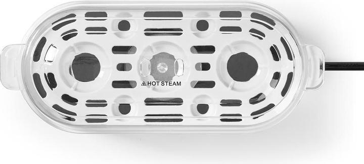 Actual product image Nedis Egg boiler - Lid & holder are dishwasher safe - Egg holder with measuring cup - Soft, With (EU plug)