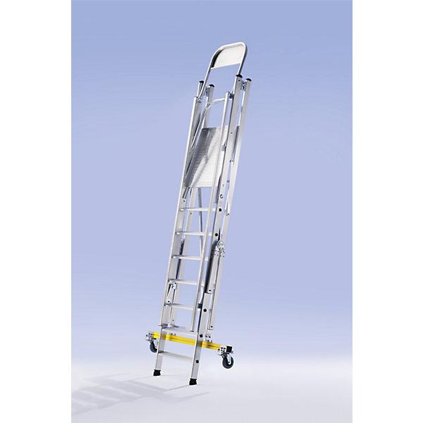 Image du produit Munk Échelle à plate-forme en aluminium, mobile (Échelle à plate-forme, 150 cm)