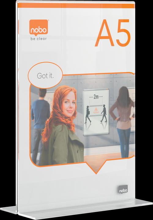 Immagine prodotto Nobo Premium Plus Display da tavolo in acrilico (A5)
