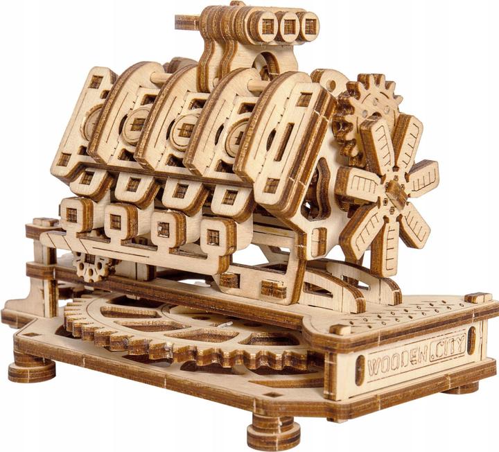WoodenCity V8 engine