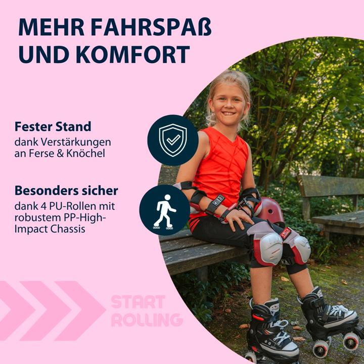 Produktbild Hudora Roller Skate, pink (28, 29, 30, 31)