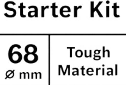 Produktbild Bosch Professional Zubehör EXPERT Tough Material Lochsäge-Starter-Set, 68 x 60 mm (68 mm)