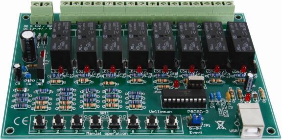 Velleman 8-Channel USB Relay Card (Erweiterung)