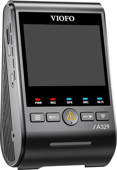Actual product image Viofo A329 1CH 4K 60FPS WiFi, GPS (Wi-Fi, GPS receiver, Built-in microphone, 4K)