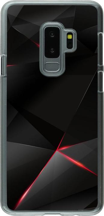 Actual product image PhoneLook Coque transparent Black Red Lines (Samsung Galaxy S9+)