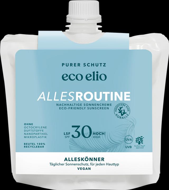 Eco Elio Refill Alles Routine (Sonnencreme, SPF 30, 500 ml, 750 g)