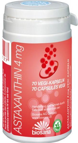 Actual product image Biosana astaxanthin (70 Piece, Capsules, 0.00 g)