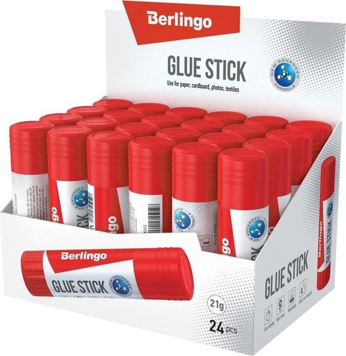 Actual product image Berlingo Glue stick PVP 21g (24pcs)