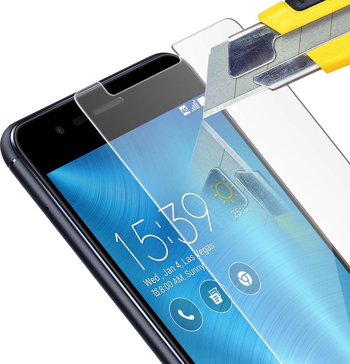 Produktbild Avizar Kristallklare Folie, Glas-Displayschutz (1 Stück, Asus ZenFone Zoom S)