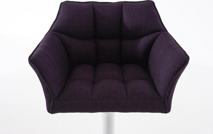 Actual product image CLP Bar Stool Damaso W Fabric, Purple