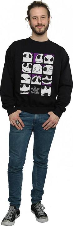Produktbild Disney Nightmare Before Christmas Many Faces Of Jack Squares Sweatshirt (L)