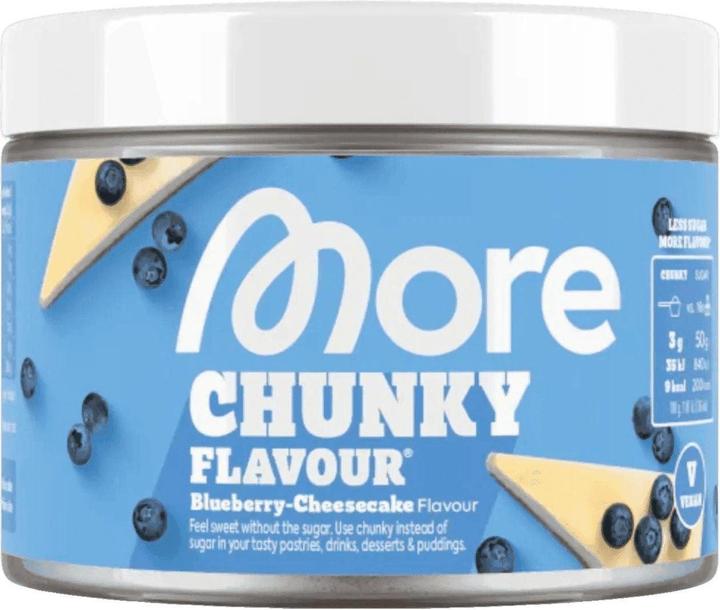 Produktbild More Nutrition Chunky Flavour (Cheesecake, Blaubeeren, 1 Stk., 250 g)