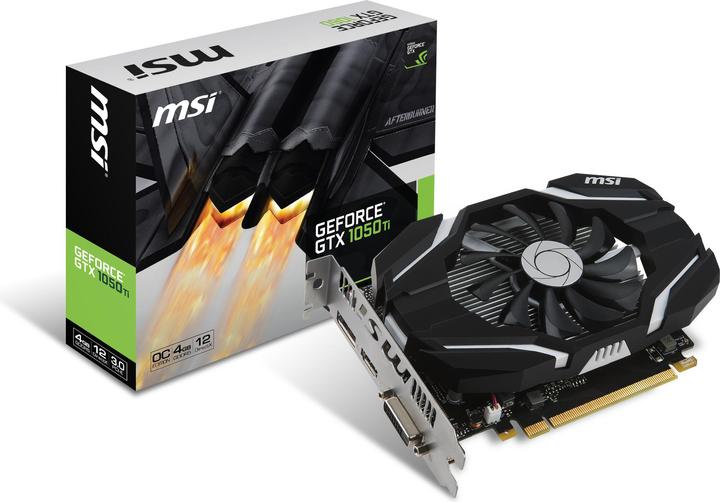 Image du produit MSI GeForce GTX 1050 Ti OC (4 Go)