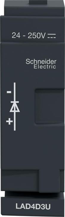 Produktbild Schneider Electric Beschaltungsmodul, Freilaufdiode, 24- LAD4D3U