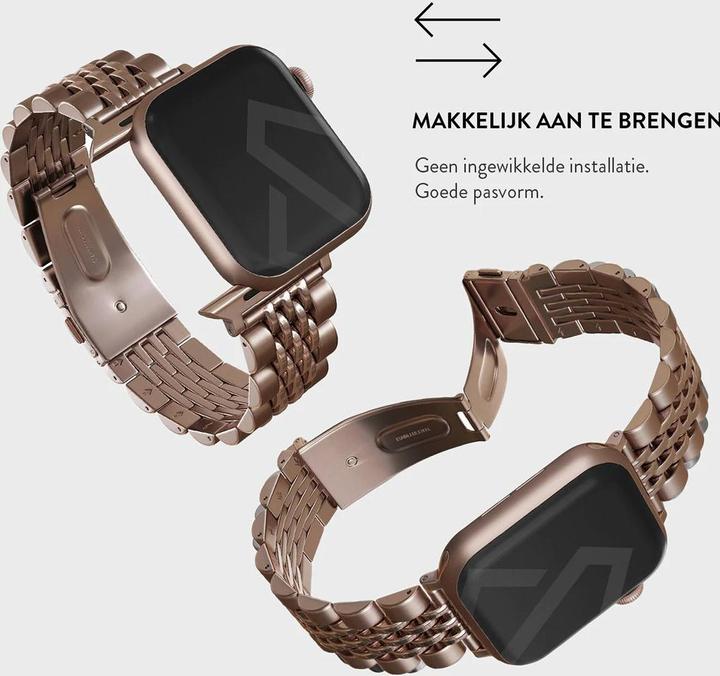 Produktbild Burga Apple Watch Band Chic Royal Rose Gold 38mm / 40mm / 41mm (Roestvrij Staal)