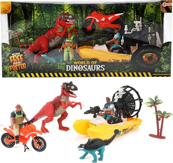 Toi-Toys Speelset - Boat en Motor met Dino's
