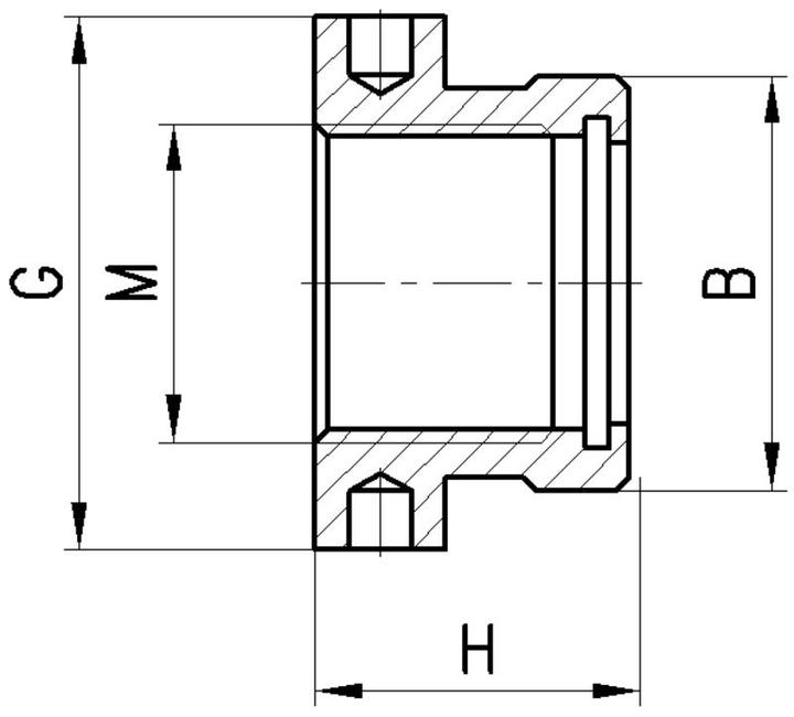 Actual product image Röhm Tightening nut
