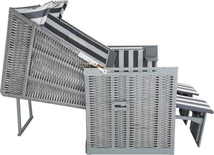 Actual product image tectake Beach chair incl. protective cover