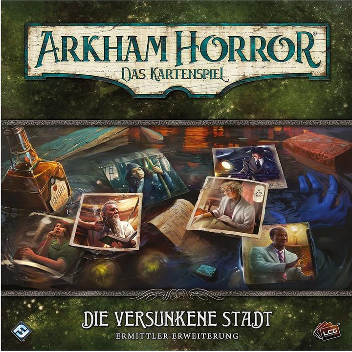 Produktbild FFG FFGD1183 - Arkham Horror: Das Kartenspiel - Die Versunkene Stadt (Ermittler-Erweiterung) (Deutsch)