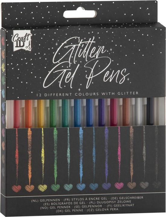 Actual product image Grafix Glitter gel pens, 12 pcs. (12 x)