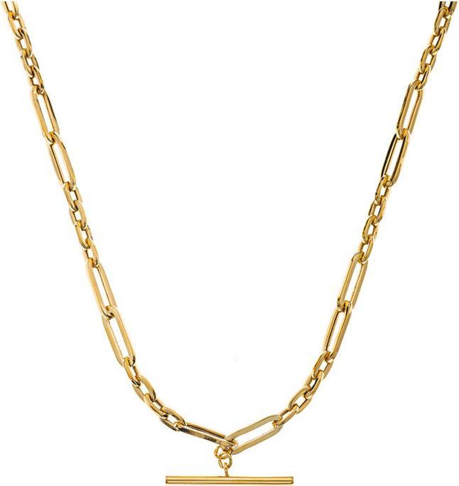 Produktbild Natsumi Schmuck Halskette Gelbgold 9K/375 Figaro-Anker 5+1, 45cm (750/18 K Gelbgold)