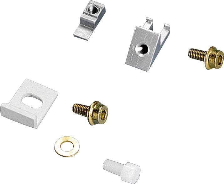 Image du produit Rittal Equerre de montage sur rail pour rack (pack de 12)