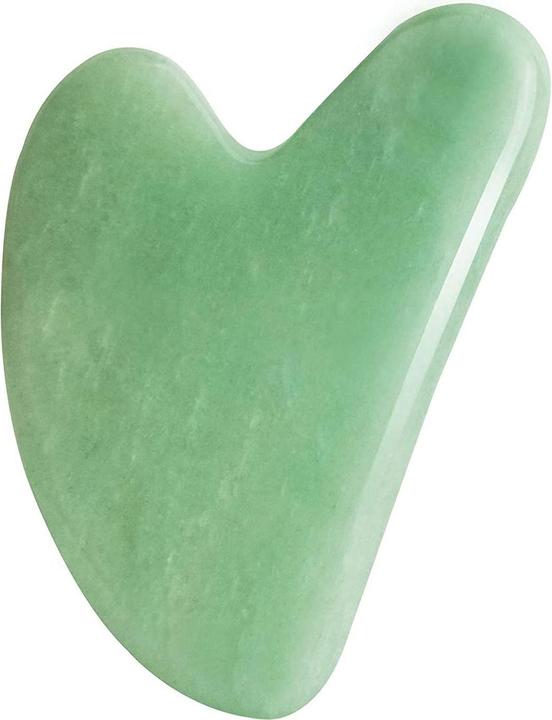 Actual product image JTI Gua Sha stone for facial massage - green