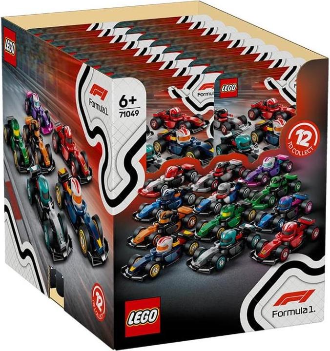 Immagine prodotto LEGO Auto da corsa di F1 da collezionare (scatola da esposizione) (71049, LEGO Minifigures)