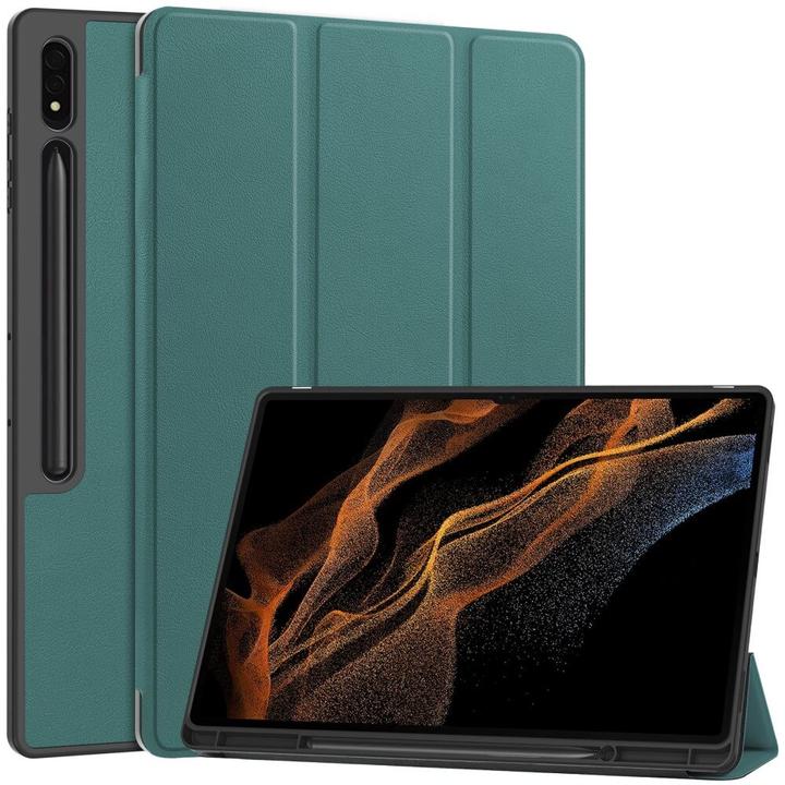 Actual product image Cover-Discount Galaxy Tab S10 Ultra - Smart Case Pencil Holder (Galaxy Tab S10 Ultra)