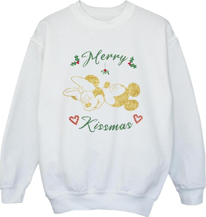 Actual product image Disney Boys Mickey Mouse Merry Kissmas Sweatshirt (140, 146)