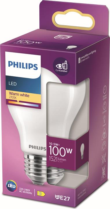 Actual product image Philips Lamp (E27, 10.50 W, 1521 lm, 1 x, D)