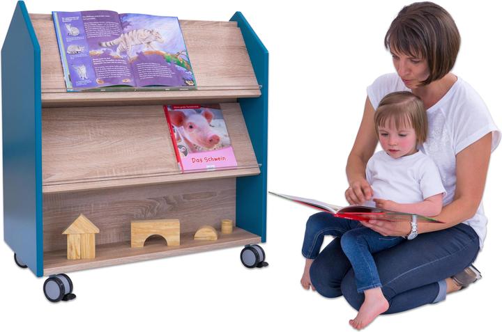 Actual product image Betzold EduCasa reversible library, mobile